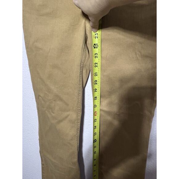 J.Crew 9" Billie Demi Boot Crop Jeans Women's Size 24 Mustard Cotton Blend - Picture 4 of 10